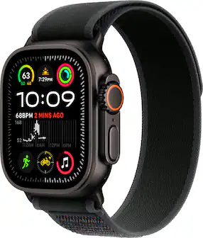The text on the image reads: "63 7:29PM 52 68 10:09 68BPM 2 MINS AGO 168 52 g 12AM 6AM 12PM 6PM". This information is likely related to the watch's display, which shows the time, date, and possibly other health-related data such as heart rate. The watch is likely designed to help users track their fitness and well-being.