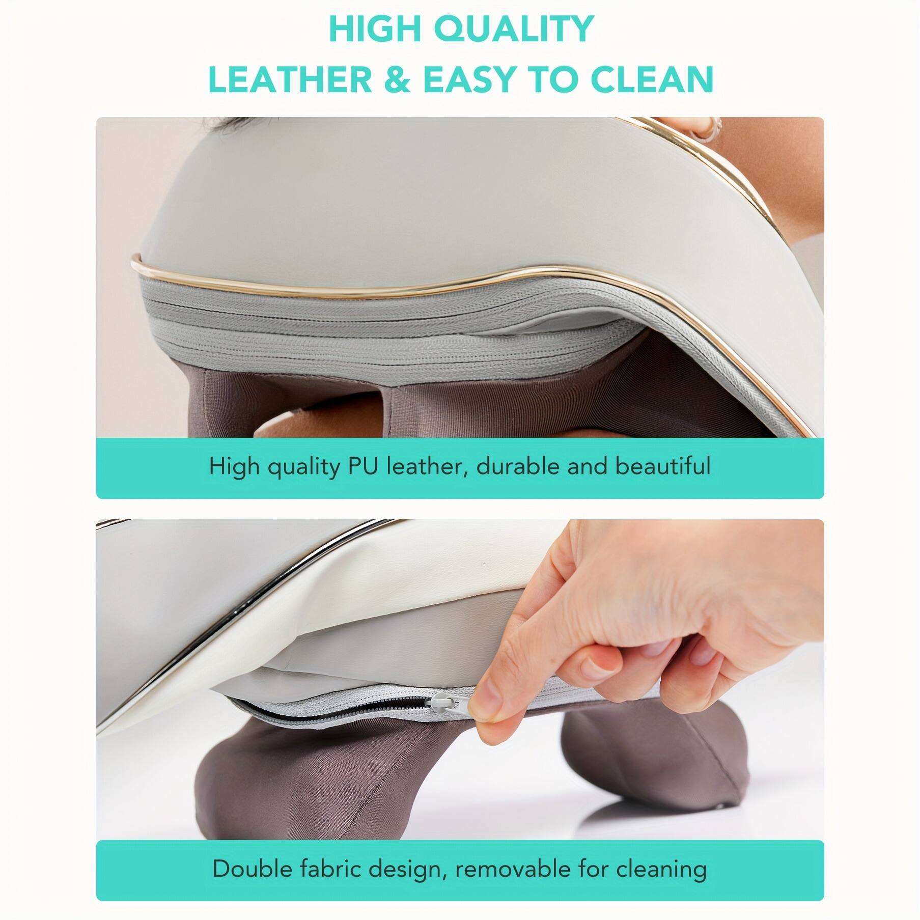 HIGH QUALITY  
LEATHER & EASY TO CLEAN  

High quality PU leather, durable and beautiful  

Double fabric design, removable for cleaning