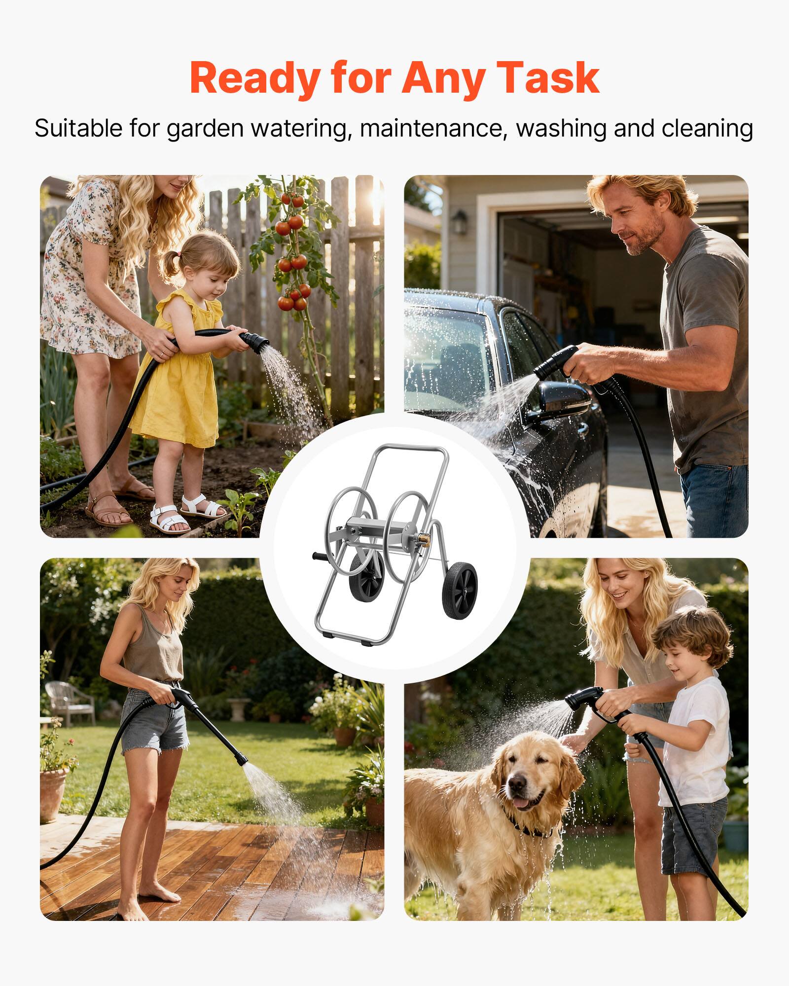 Ready for Any Task

Suitable for garden watering, maintenance, washing and cleaning