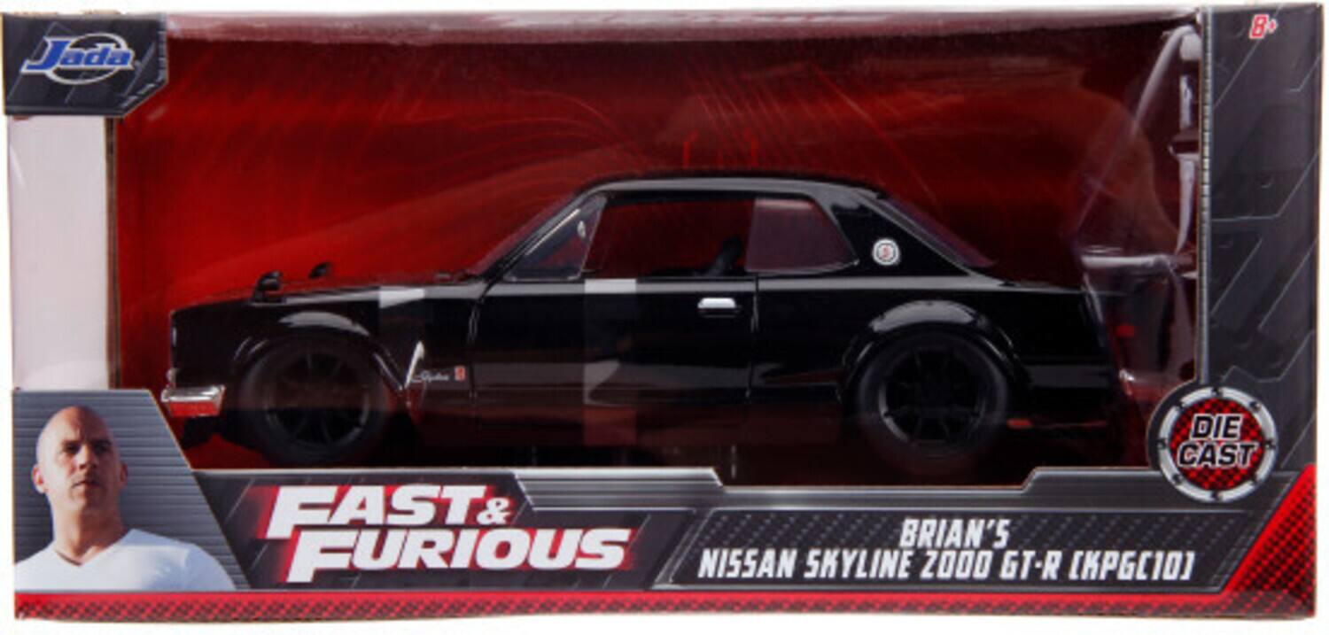 Jada B+ F Die Cast Fast & Furious Nissan Skyline 2000 GT-R [KPGC10]