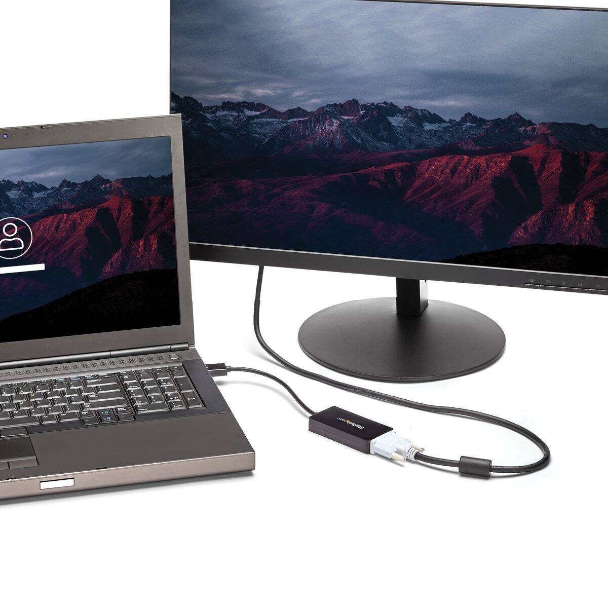 Alt View 4. StarTech.com - StarTech 3-in-1 DisplayPort to VGA DVI or HDMI Travel A/V Adapter Converter.