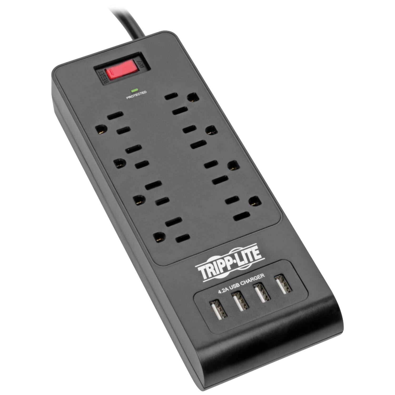TRIPP-LITE
4.2A USB CHARGER
PROTECTED