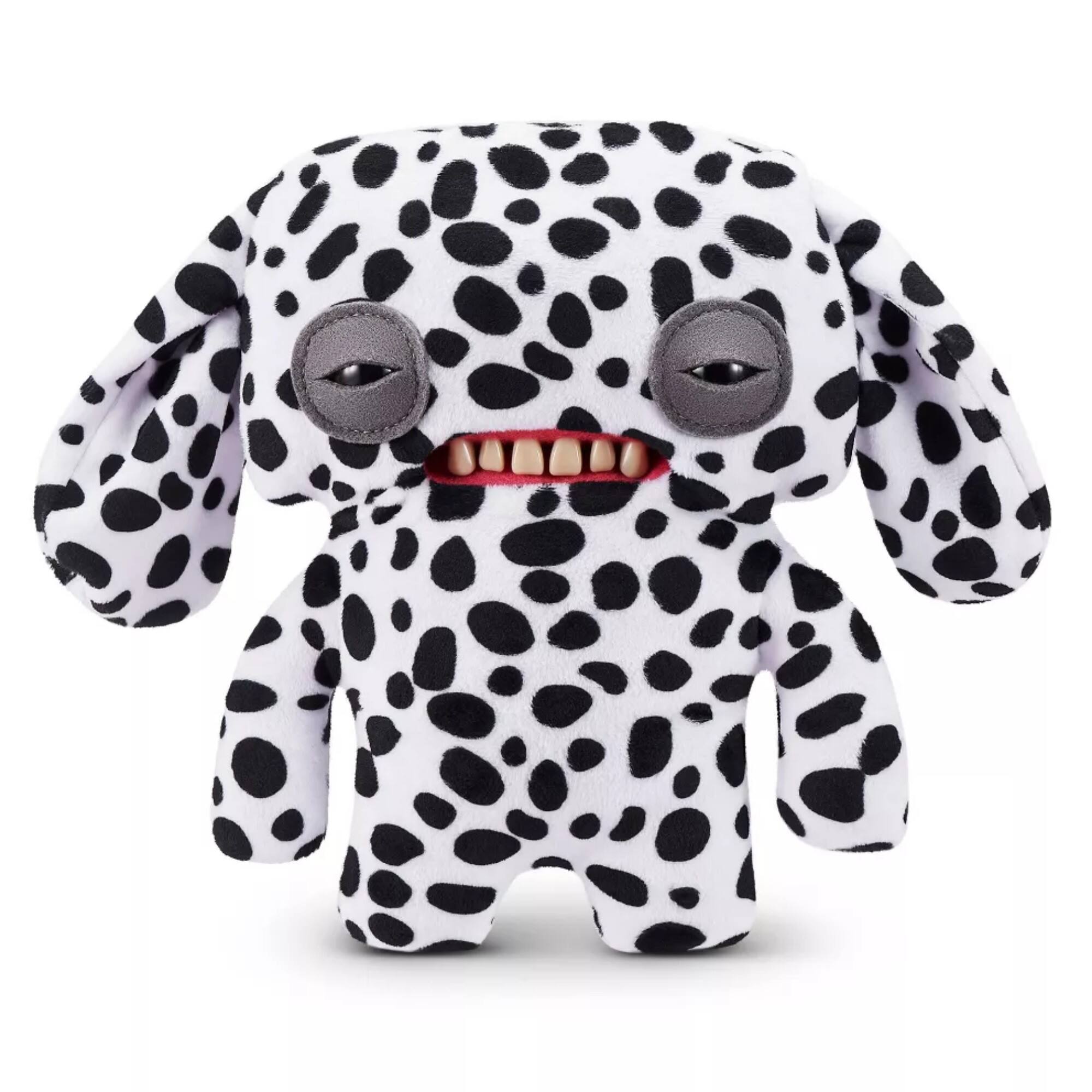 Front. Fuggler - Fuggler Funny Ugly Monster Plush Toy - 9 in Butt Ugly Pets (Annoyed Alien - Dalmatian) - Assorted Pre-Pack.