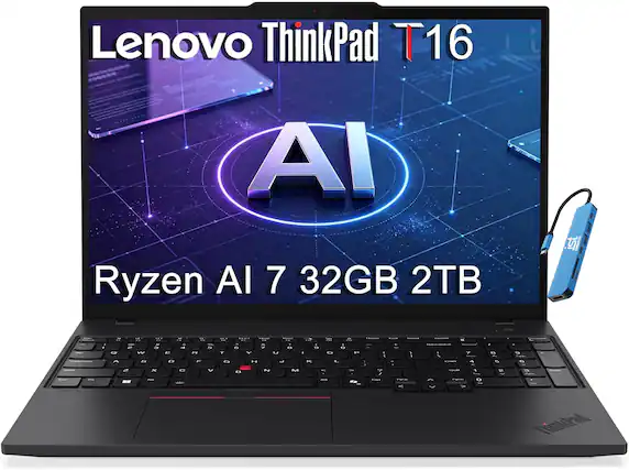 Lenovo ThinkPad T16
AI Ryzen AI 7 32GB 2TB
