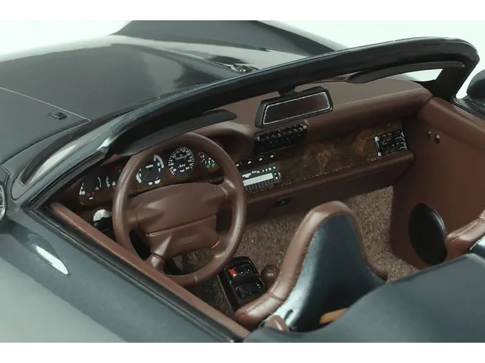 Angle. GT Spirit - Porsche 993 Speedster Black 1/18 Model Car by GT Spirit - Black.