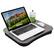 Front. LapGear - Cup Holder Lap Desk (Fits up to 14" Laptop) - Gray Woodgrain.