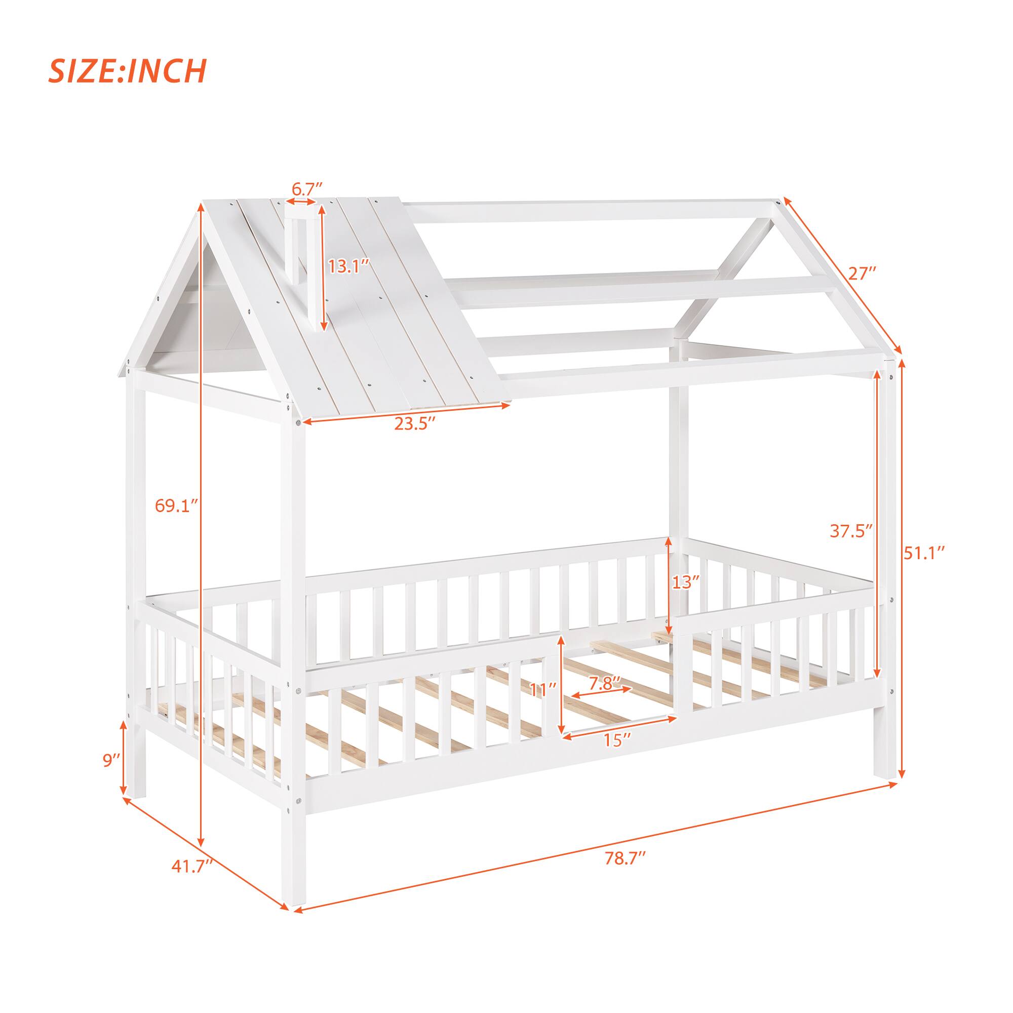 SIZE: INCH

- 6.7"
- 13.1"
- 27"
- 23.5"
- 69.1"
- 13"
- 37.5"
- 51.1"
- 11"
- 7.8"
- 9"
- 15"
- 41.7"
- 78.7"