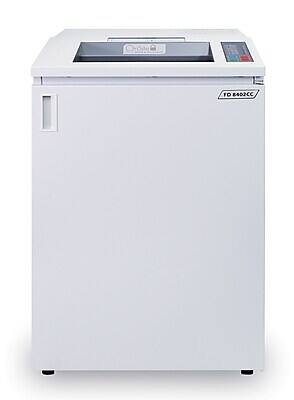 Front. Formax - OnSite Office 8402CC 26-Sheet Cross-Cut Commercial Shredder (FD8402CC) - Gray.