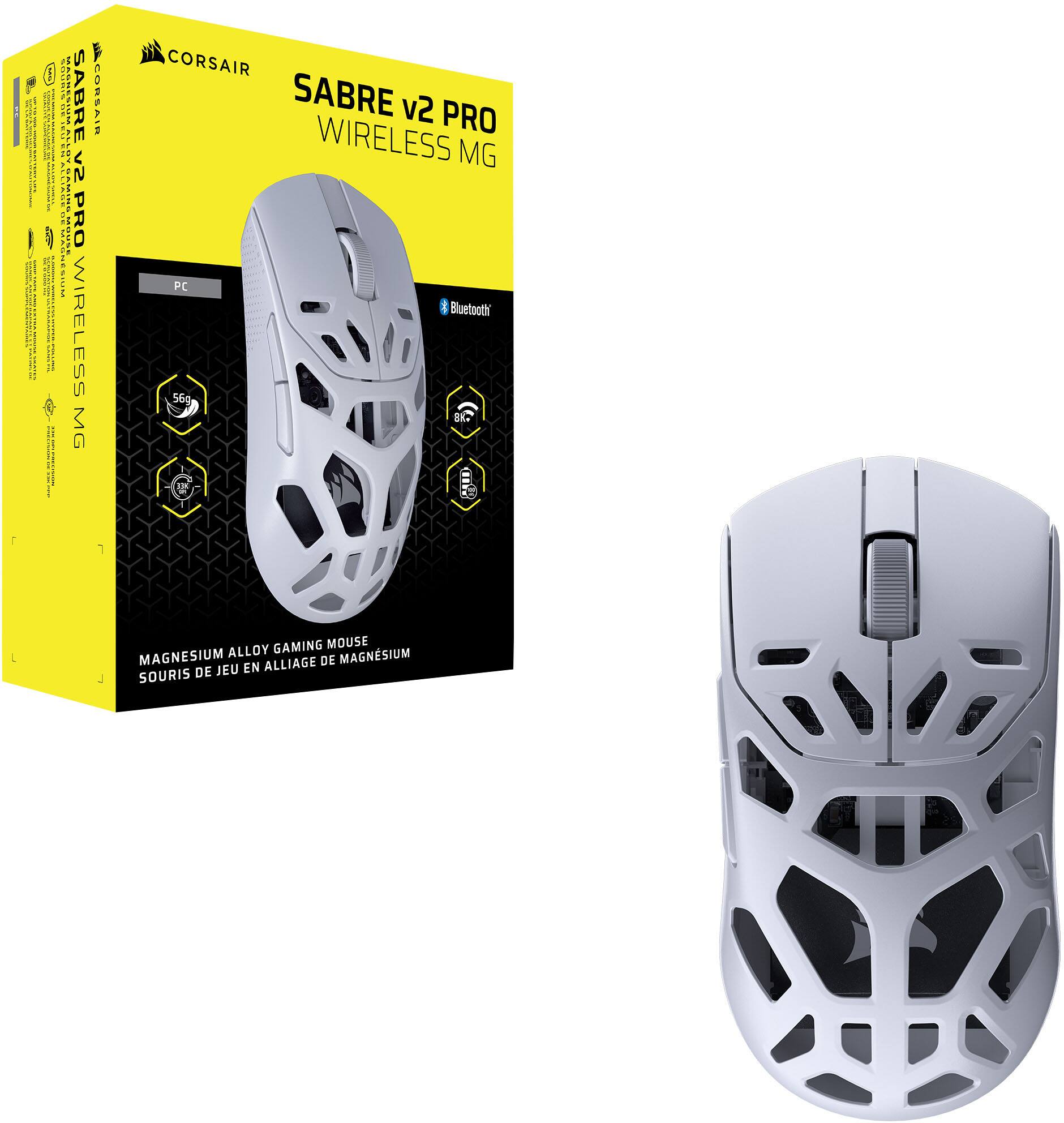 SABRE v2 PRO WIRELESS MG  
CORSAIR  
MAGNESIUM ALLOY GAMING MOUSE  
SOURIS DE JEU EN ALLIAGE DE MAGNESIUM  
56g  
Bluetooth®  
PC