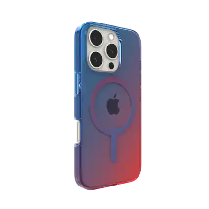 Front. ZAGG - Tokyo Snap Case for Apple iPhone 16 Pro - Iridescent.