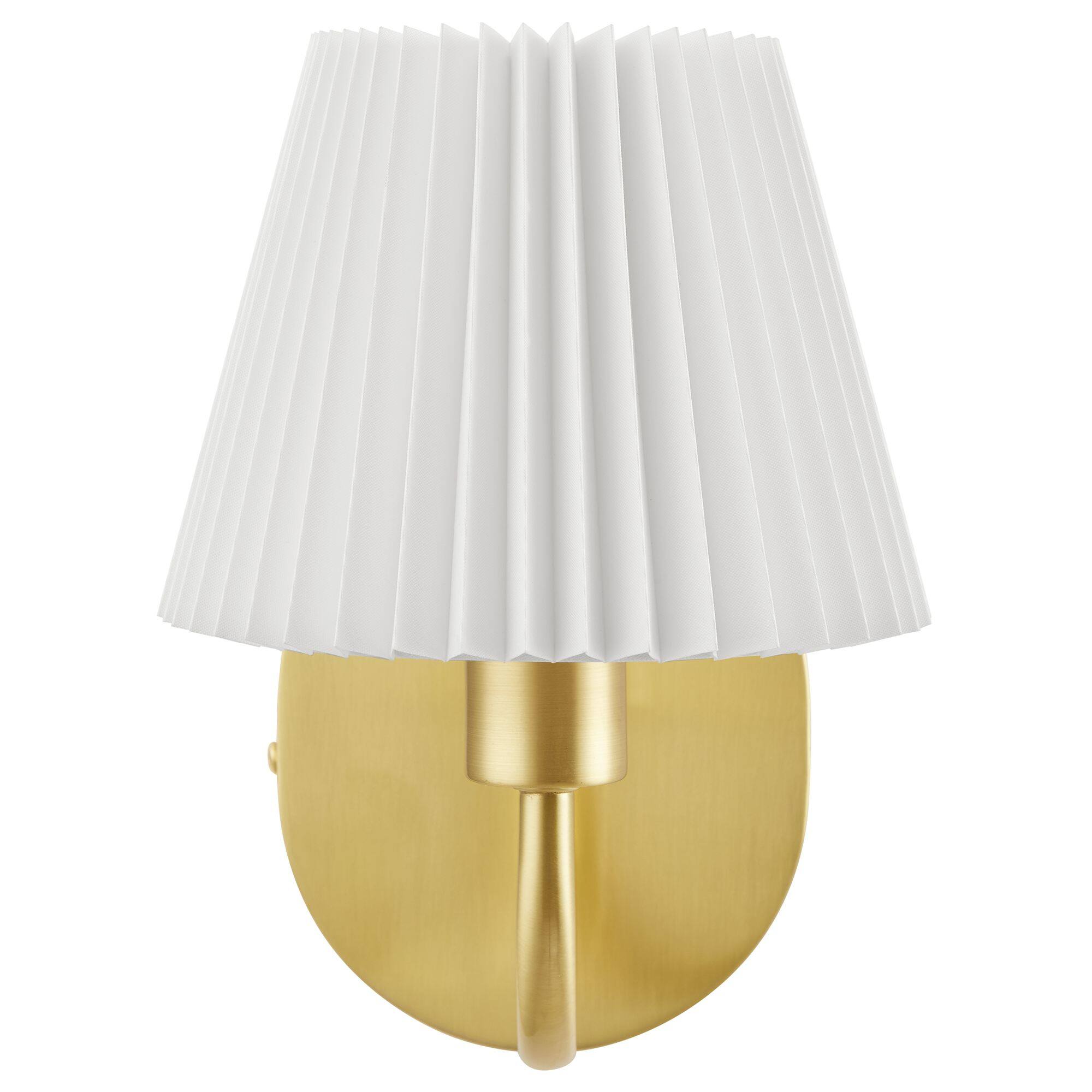 Alt View 4. Modway - Wave Wall Sconce by Modway - Brass.