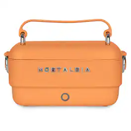 Nostalgia - 32 oz. Classic Retro Heated Lunchbox - Orange