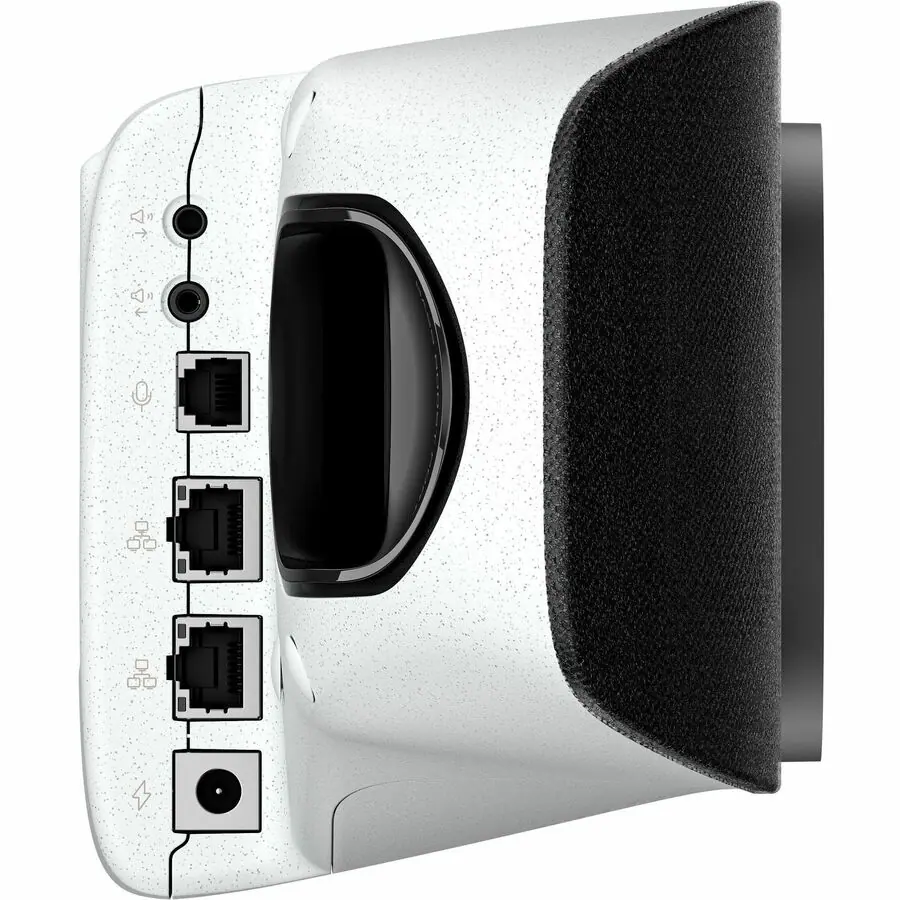 Alt View 2. Poly - Poly Studio V72 USB Video Bar - For Video Conferencing, Meeting Room - Large Room Size Supported - 3840 x 2160 Video - White.