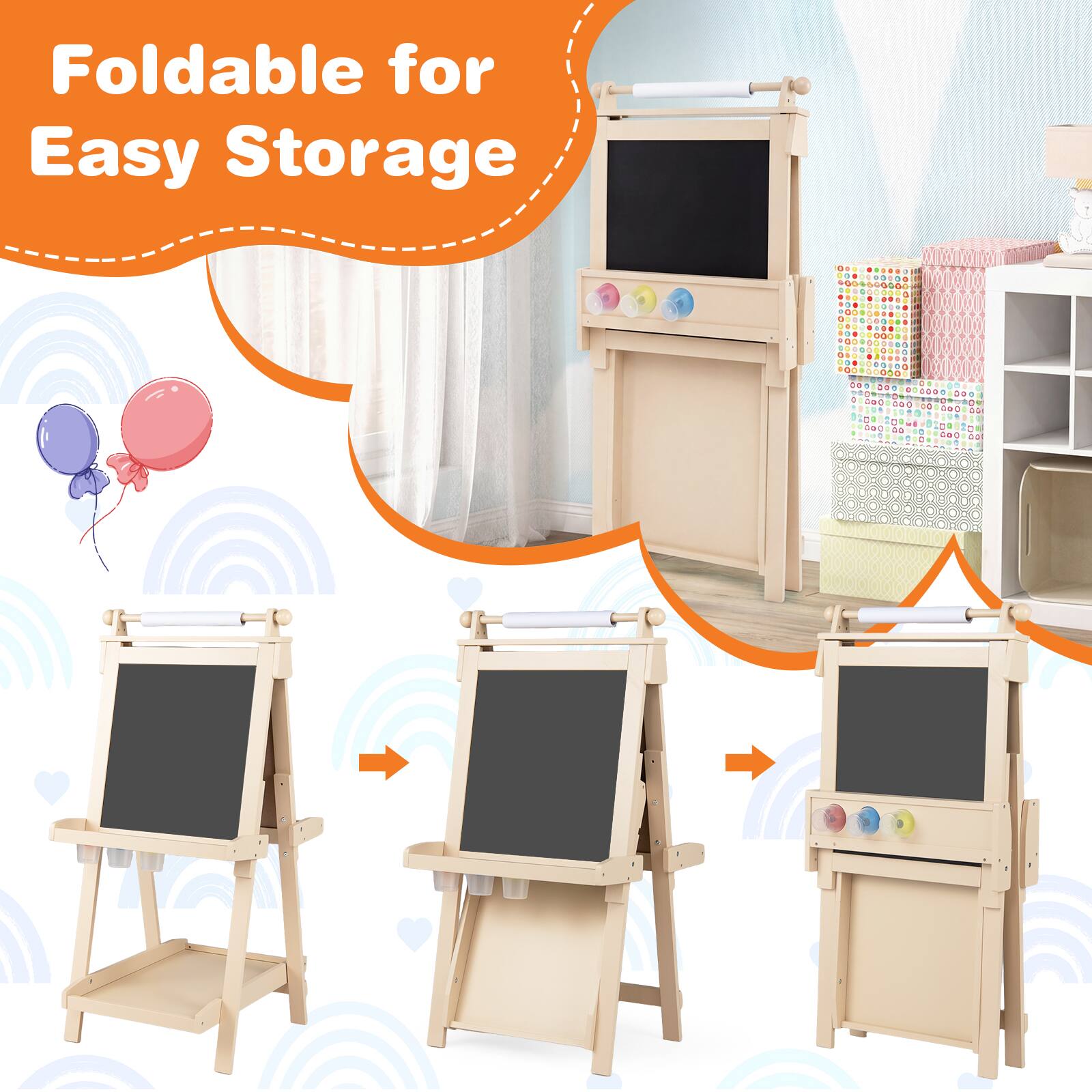 Foldable for Easy Storage