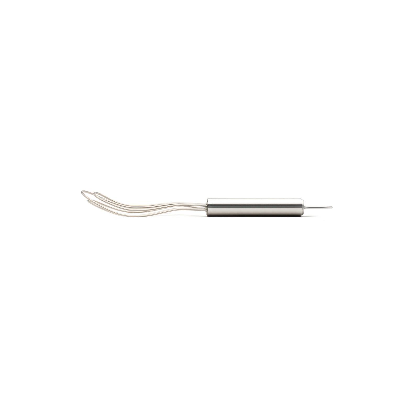 Alt View 3. Cuisipro - 8-Inch Silicone Flat Whisk, Frosted - Silver.