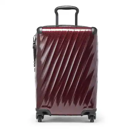 Front. TUMI - 19 Degree Lite International 22" Carry On Suitcase - Wine.