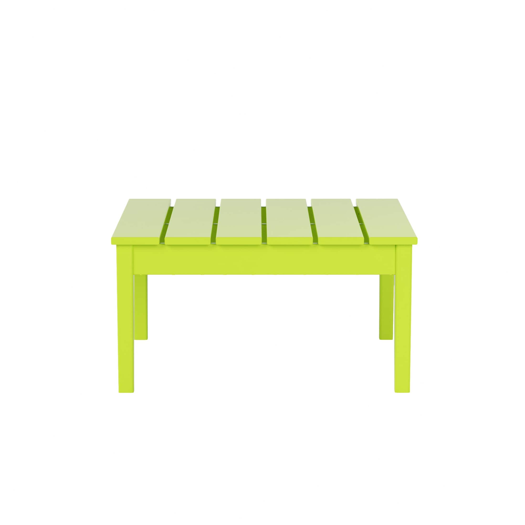 WestinTrends - Ashore Outdoor Patio Modern Adirondack Conversation Table - Lime price history on PriceWatchPro
