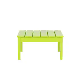 WestinTrends - Ashore Outdoor Patio Modern Adirondack Conversation Table - Lime