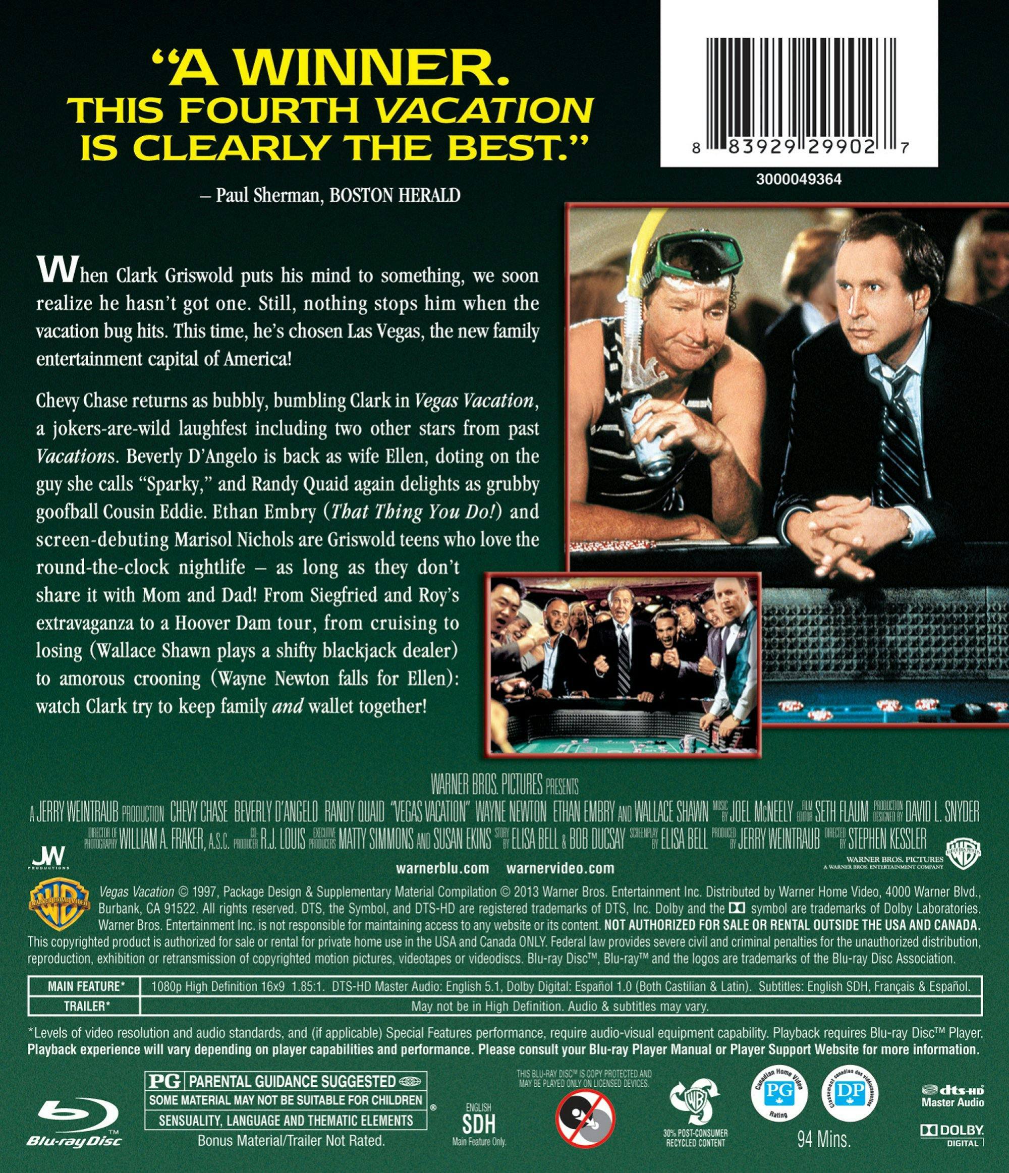 Back. Vegas Vacation [Blu-ray].