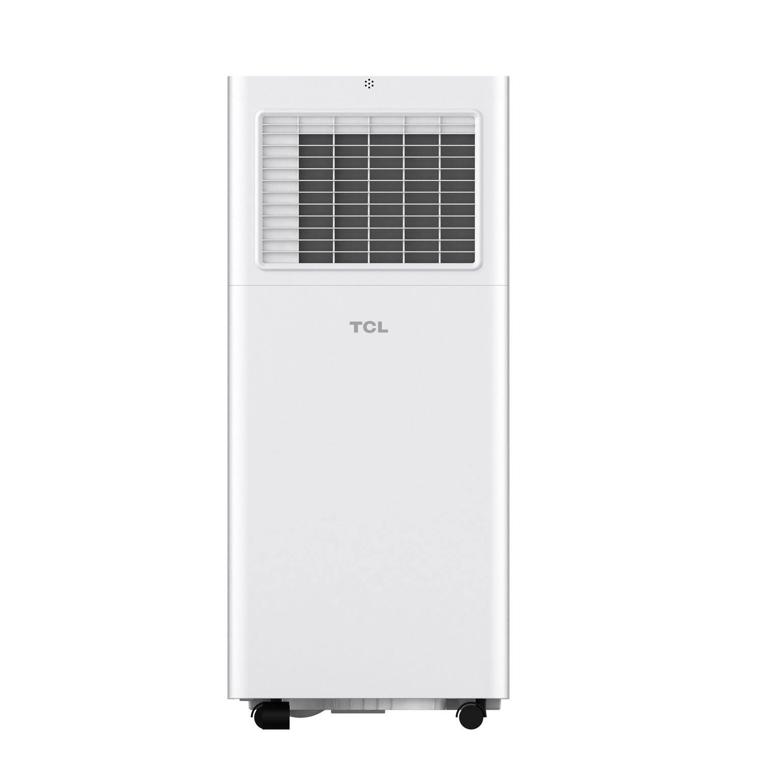 Left. TCL - 150 Sq. Ft. 5,100 BTU SACC Smart Portable Air Conditioner - White.