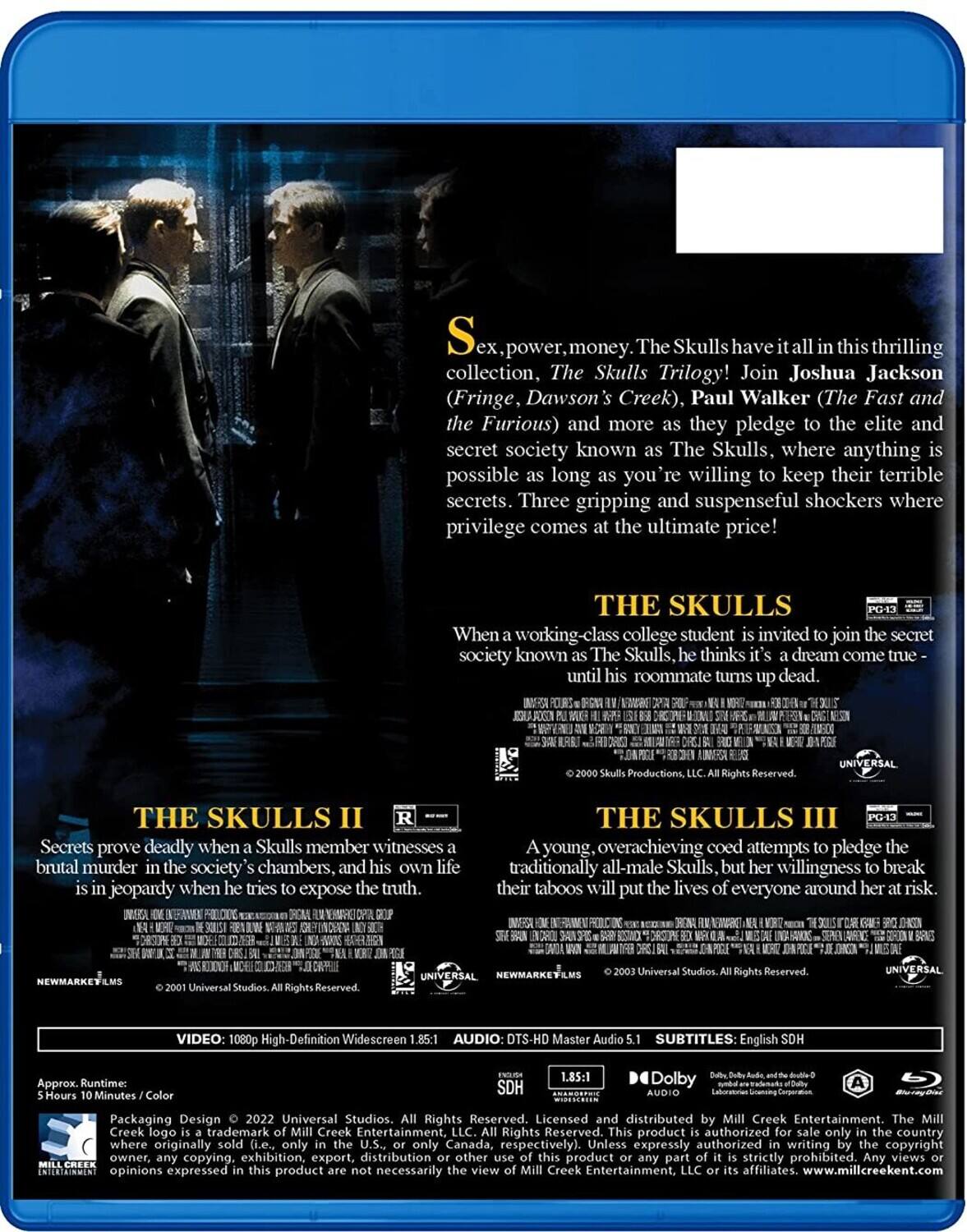 Alt View 1. The Skulls Trilogy   - BLU-RAY.