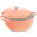 Front. Best Choice Products - Best Choice Products 7.5 Quart Enamel Cast-Iron Dutch Oven, Heavy-Duty Cookware w/ Dual Handles, Lid - Peach Sorbet - Peach Sorbet.