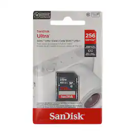 SanDisk - Ultra 256GB UHS-I 100MB/s Class 10 SDXC Memory Card