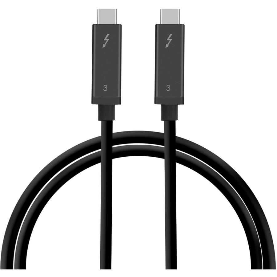 Alt View 3. SIIG Inc - SIIG Thunderbolt 3 40Gbps Active Cable - 1M - PD 100W - TAA Compliant - Black.