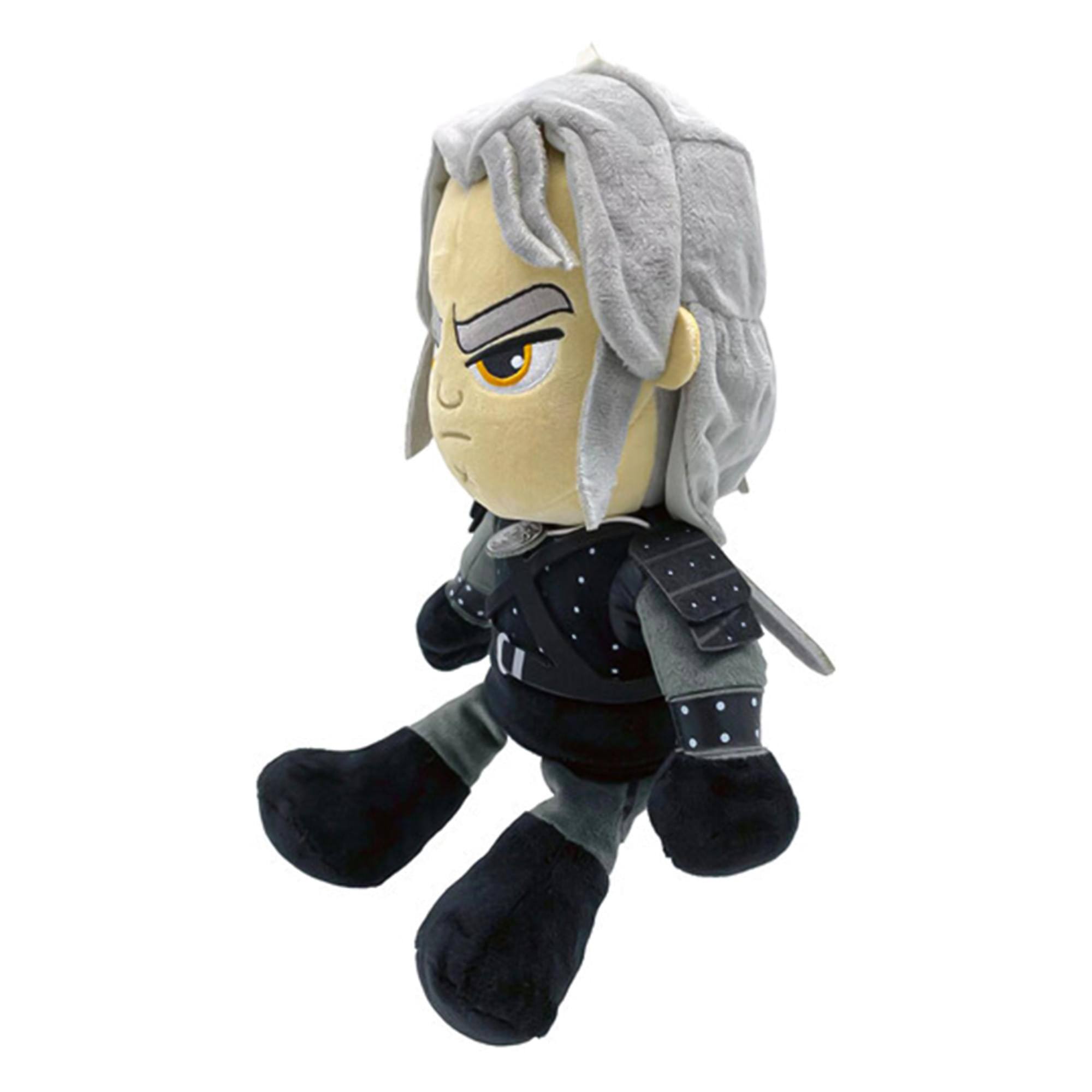 Alt View 10. JINX - The Witcher Grunt & Grumble Geralt 11 Inch Plush with Sound - Black.
