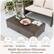 Multi-function Ottoman Removable Cushion for Various Uses Coffee Table Storage Box Ottoman Extra Seat