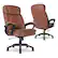Alt View 16. Serta - Fairbanks Bonded Leather Big and Tall Executive Office Chair - Cognac.