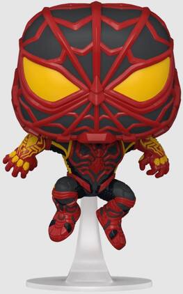 Marvel - Spider-Man Funko POP Vinyl Figure | Miles Morales Strike Suit - Red