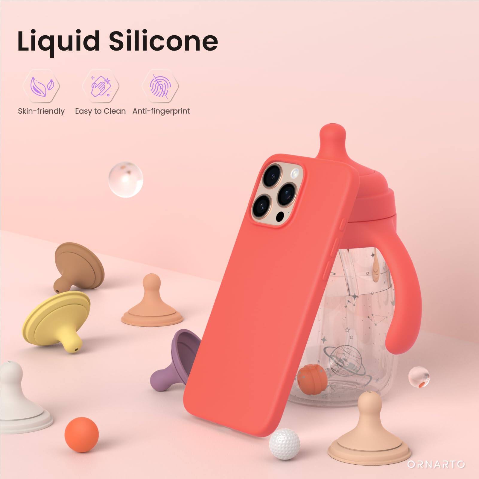 Liquid Silicone Skin-friendly Easy to Clean Anti-fingerprint ORNARTO