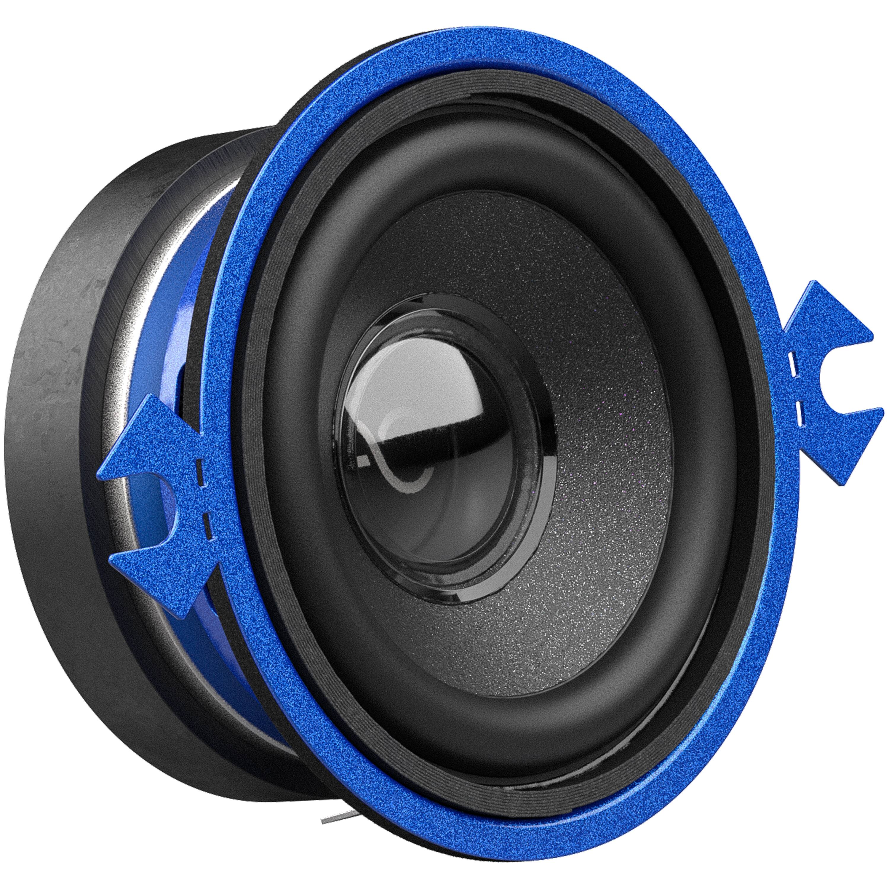 Alt View 13. AudioControl - PNW Series 2.75” High-Fidelity Component Speakers (Pair) - Black/Blue.