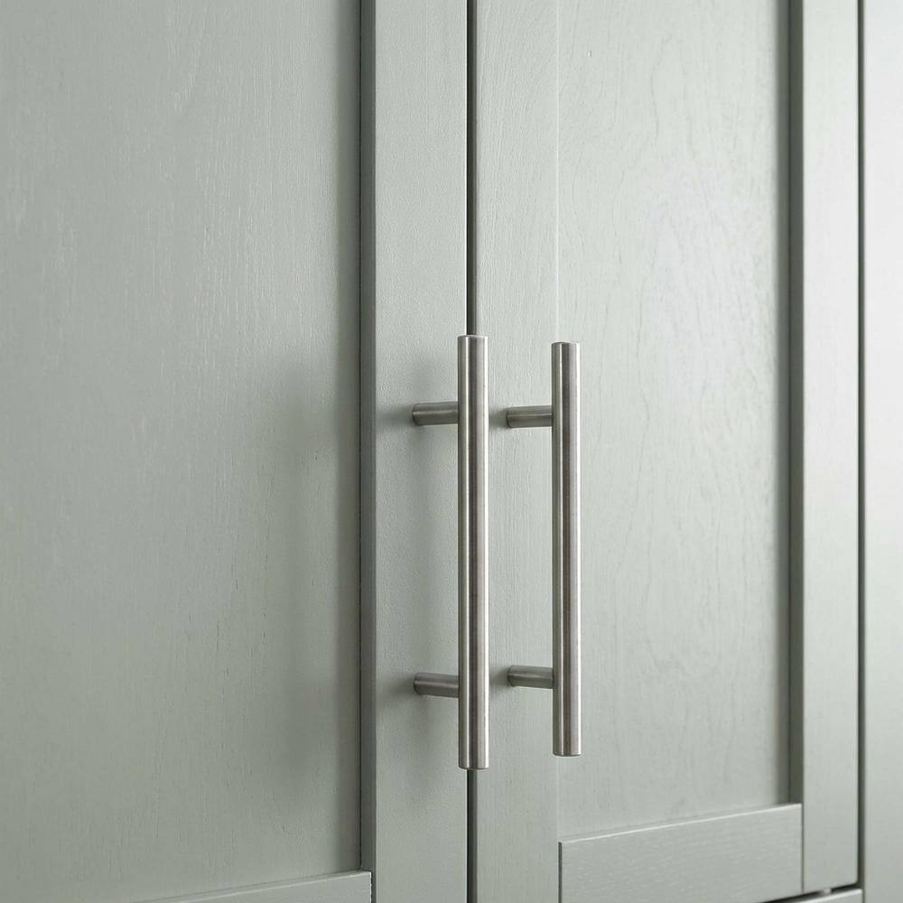 Alt View 2. FurniFact - Gray Wall-Mount Storage Cabinet - Gray.