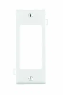 Leviton - 1-Gang Decora/GFCI Sectional Device Wallplate, Thermoplastic Nylon Center Panel, PSC26-W - White