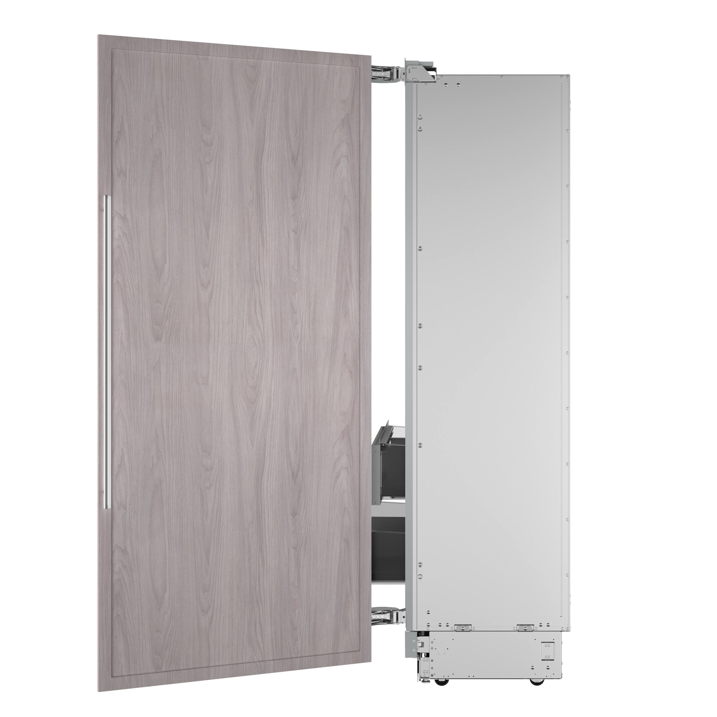 Alt View 2. Thermador - Freedom Collection 36 in Wide 22 Cu. Ft. Smart Built-in Column Refrigerator - Custom Panel Ready.