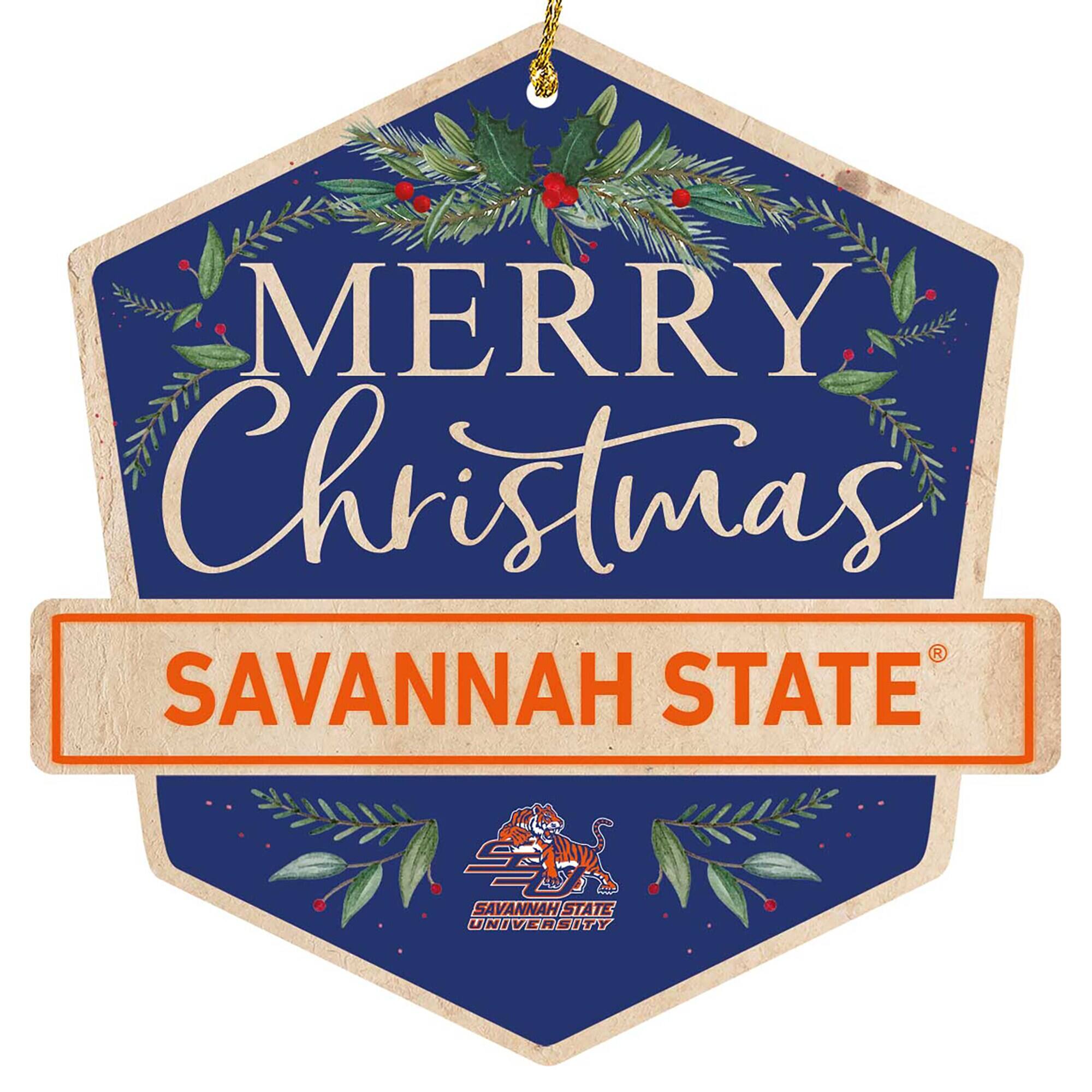 MERRY Christmas  
SAVANNAH STATE  
SAVANNAH STATE UNIVERSITY