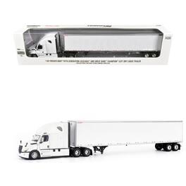 2025 Freightliner Cascadia Gen-5 Tractor w/Sleeper & Great Dane Trailer Winter White 1/64 Model by Diecast Masters
