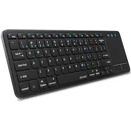 Delton - N60 Mini Bluetooth Wireless Keyboard, Touchpad (DKMIN60-WB) - Black