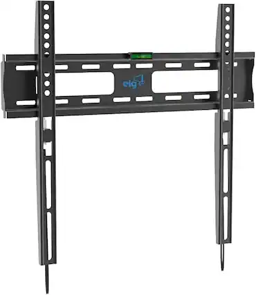 Front. ELG - ELG FIX400 Fixed TV Wall Mount with VESA 100×100 to 400×400 Slim Low-Profile Bracket 32–77" TVs - Black.