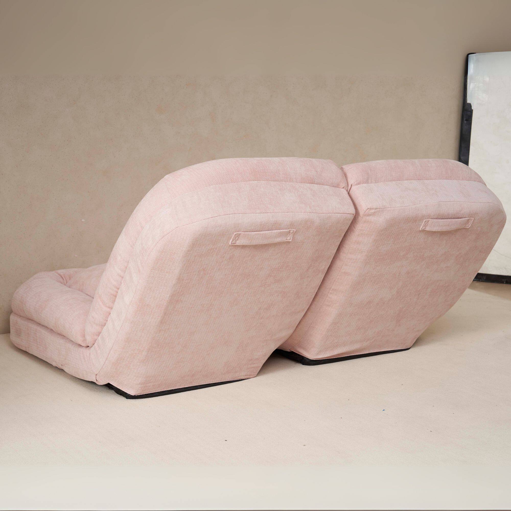 Alt View 4. LOVMOR - Large Metal Bean Bag Chairs For Living Room Bedroom Dorm Adult Relaxing Indoor Seating Comfort Supportive Room - Pink.