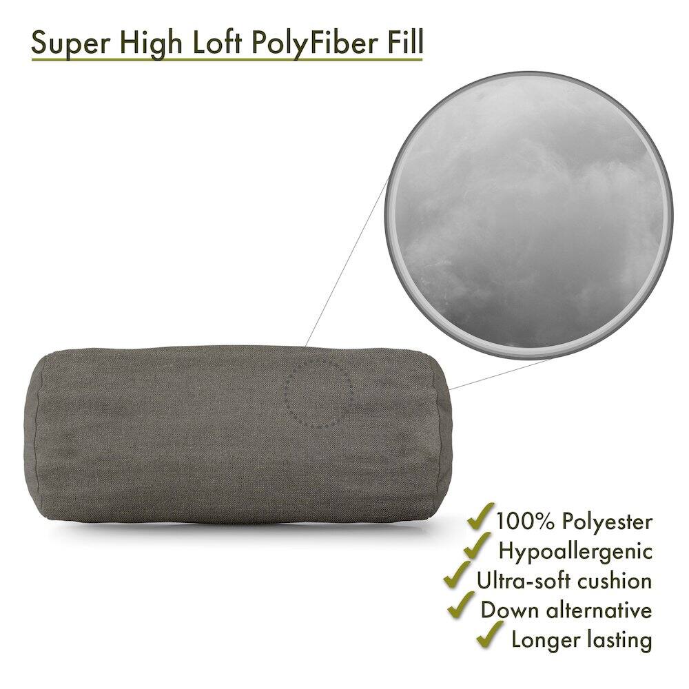 Super High Loft PolyFiber Fill

- 100% Polyester
- Hypoallergenic
- Ultra-soft cushion
- Down alternative
- Longer lasting