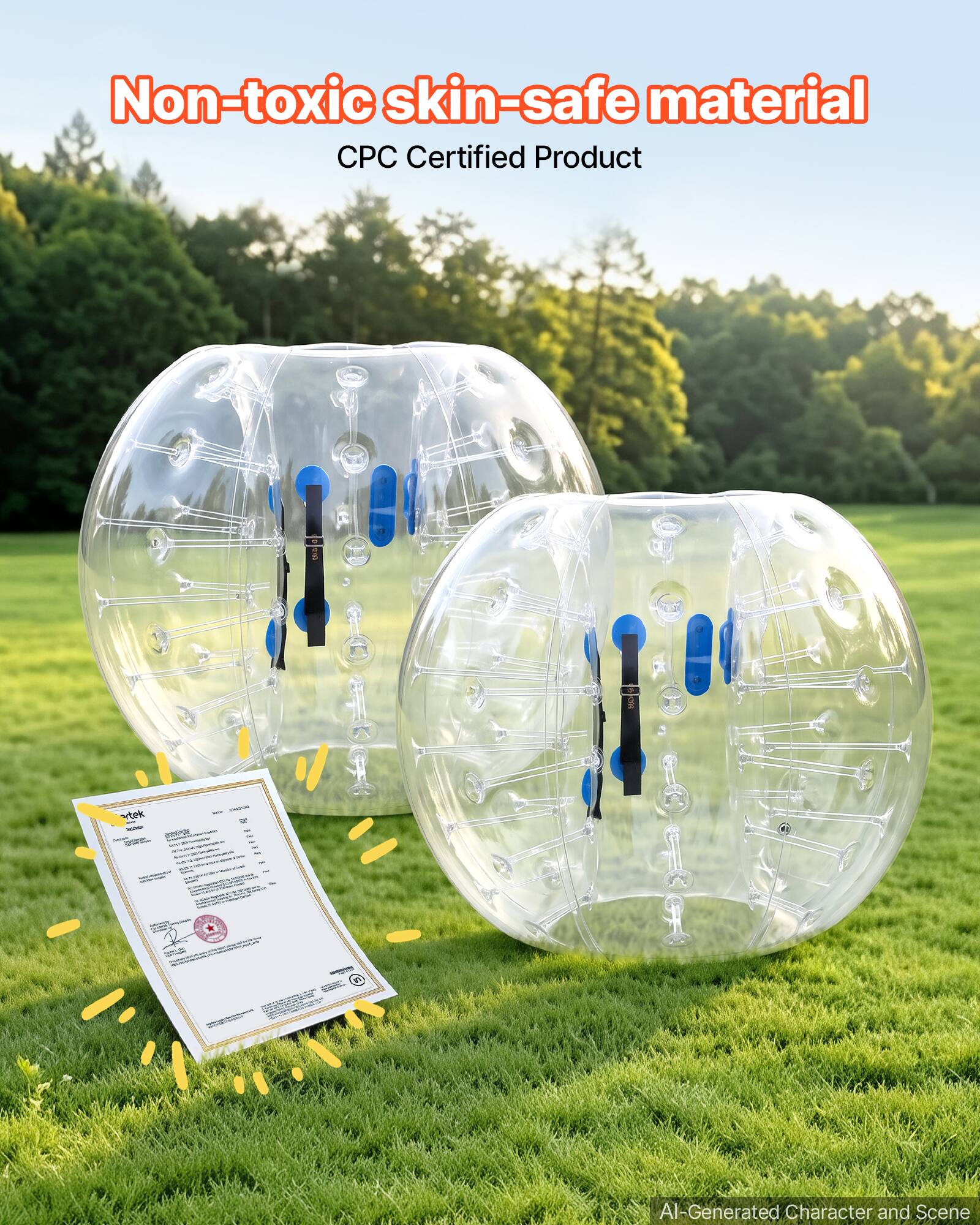 Non-toxic skin-safe material  
CPC Certified Product