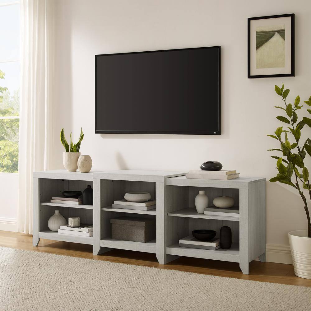 Alt View 1. Crosley Furniture - Ronin Low Profile Tv Stand For 75+ Inch Tv - Brown.