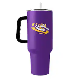 Logo Brands - LSU Tigers 40oz. Travel Tumbler with Handle - Multicolor