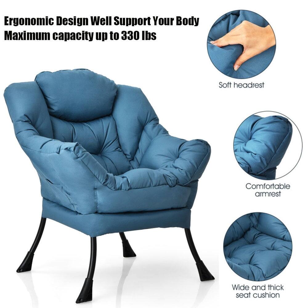 Ergonomic Design Well Support Your Body  
Maximum capacity up to 330 lbs  

- Soft headrest  
- Comfortable armrest  
- Wide and thick seat cushion