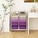 Alt View 1. Costway - Costway 12-Drawer Rolling Storage Cart Organizer Cart with 2 Sizes Plastic Drawers - Purple.