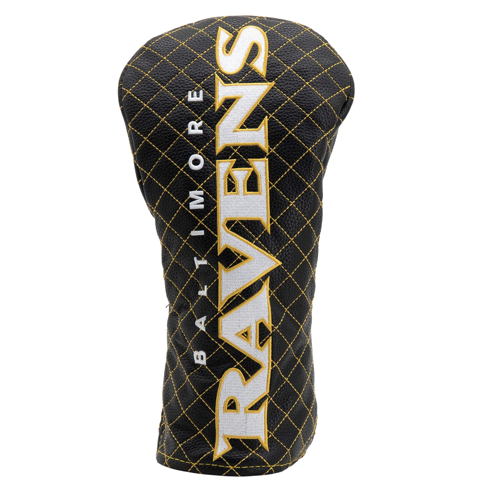 Team Golf - Baltimore Ravens Quilted Driver Headcover - Multicolor