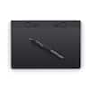 Front. Wacom - Intuos Pro Medium Bluetooth Professional Graphic Drawing Tablet (2025) - Black.